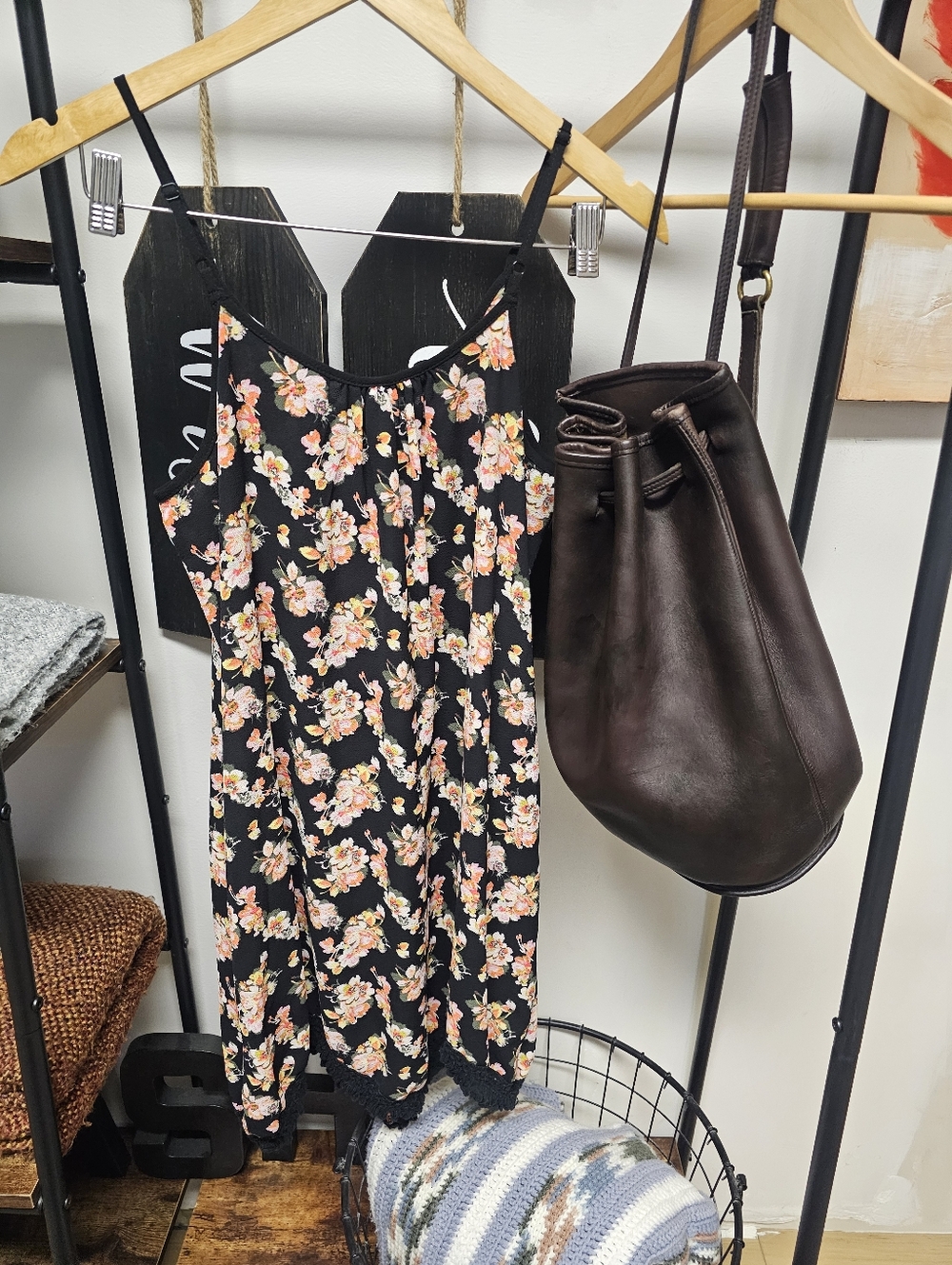 Xhilaration Black Slip Dress - Picture 3 of 7